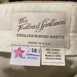 Tailored Sportsman child size 14 show breeches